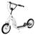 Trottinette patinette enfant grands pneus guidon réglable 2 freins béquille Blanc+Noir 1 - vertbaudet enfant 