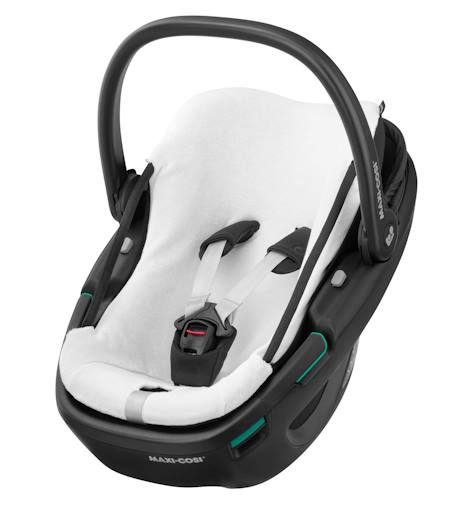 Housse d'été pour siège auto bébé coral Blanc naturel 1 - vertbaudet enfant 