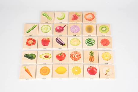 Memory fruits et légumes Multi-coloured 6 - vertbaudet enfant 