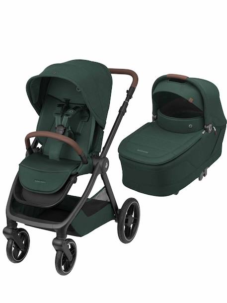 Poussette naissance oxford avec nacelle sense Graphite twillic+Noir twillic+Truffe twillic+Vert twillic 19 - vertbaudet enfant 