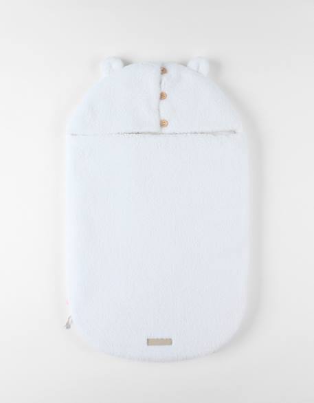 Nid d'ange jersey et sherpa Blanc 1 - vertbaudet enfant 