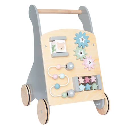 Chariot d'activité Beige, rose, gris+Gris 7 - vertbaudet enfant 