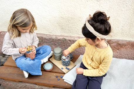 Boîte à repas isotherme Beige+Bleu+Vert 7 - vertbaudet enfant 