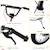 Trottinette patinette enfant grands pneus guidon réglable 2 freins béquille Blanc+Noir 5 - vertbaudet enfant 