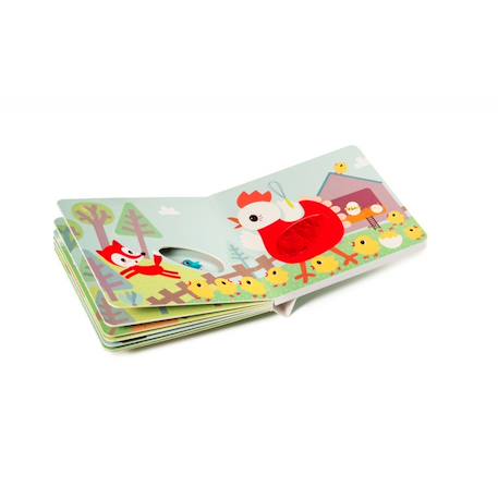 Livre tactile et sonore ferme Vert 3 - vertbaudet enfant 