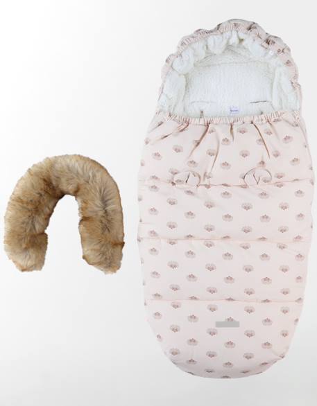 Chancelière en toile étanche Beige 4 - vertbaudet enfant 