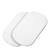 2 draps en coton bio pour nacelle bébé maxi-cosi Blanc 1 - vertbaudet enfant 