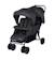 Poussette double pour enfants d'âges rapprochés teamy Graphite minéral 1 - vertbaudet enfant 