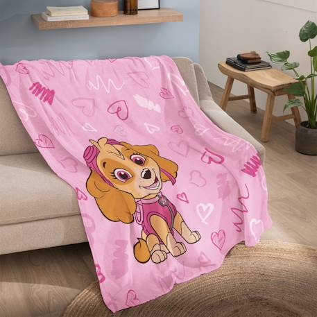 Plaid imprimé 100% polyester, pat patrouille graffity Rose 2 - vertbaudet enfant 