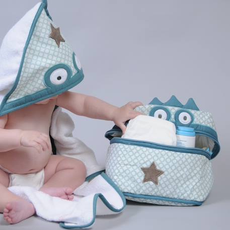 Trousse de toilette crocodile Vert canard 3 - vertbaudet enfant 