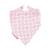 Lot de 5 bavoirs bandana coton bio* lovely emilie Rose 3 - vertbaudet enfant 