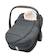 Chancelière bébé pour siège auto Graphite twillic+Noir twillic 3 - vertbaudet enfant 