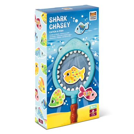 Jeu de bain requin attrape-poissons Bleu 6 - vertbaudet enfant 