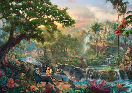 Puzzle le livre de la jungle 1000 pcs Vert 2 - vertbaudet enfant 