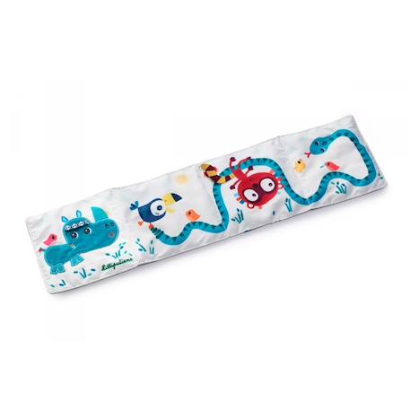 Imagier accordéon jungle Bleu 2 - vertbaudet enfant 