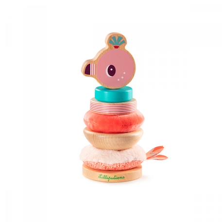 Pyramide à empiler anaïs Rose 1 - vertbaudet enfant 