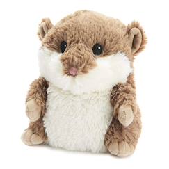 Jouet-Premier âge-Peluche bouillotte hamster