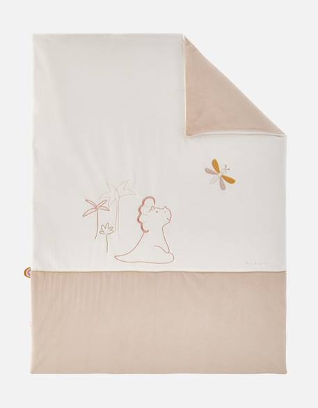 Couverture  popsie gigi & louli en veloudoux® Blanc 1 - vertbaudet enfant 