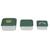 Lot de 3 boites gigognes en inox happy rascals smile Vert 2 - vertbaudet enfant 