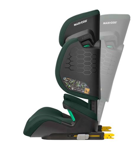 Siège auto enfant , i-size et isofix rodifix r Graphite authentique+Noir authentique+Vert authentique 16 - vertbaudet enfant 