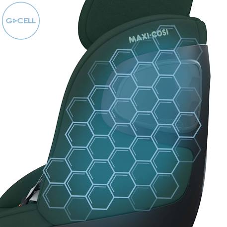 Siège auto enfant i-size et pivotant pearl 360 Graphite authentique+Noir authentique+Vert authentique 12 - vertbaudet enfant 