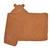 Cape de bain coton bio ourson Bois de rose+Caramel 8 - vertbaudet enfant 