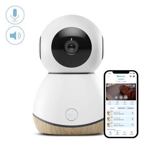 Babyphone écoute-bébé video see Blanc 3 - vertbaudet enfant 