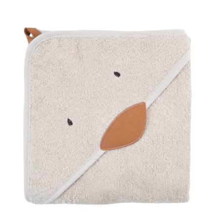 Cape de bain coton bio nils Sable 5 - vertbaudet enfant 