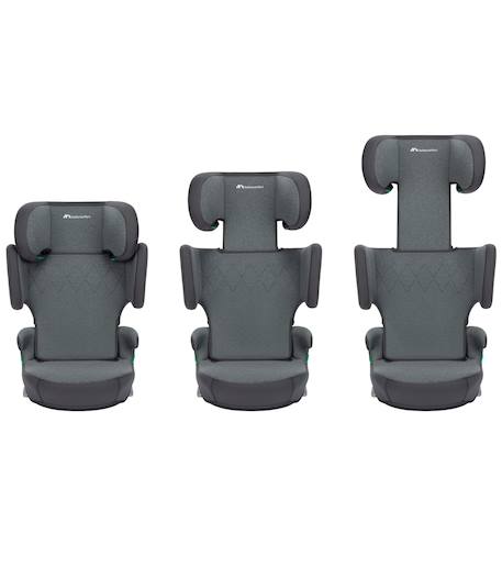 Siège auto enfant road fix i-size Graphite teinté+Noir teinté 2 - vertbaudet enfant 