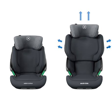 Siège auto enfant isofix kore i-size Graphite authentique+Gris authentique+Noir authentique 5 - vertbaudet enfant 