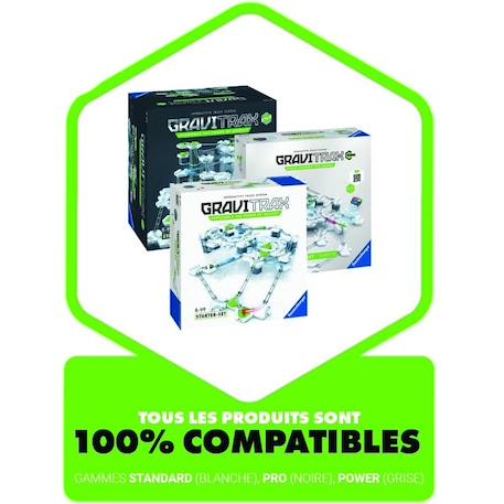 Gravitrax - starter set 122 pièces Gris 6 - vertbaudet enfant 