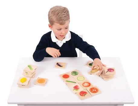 Memory fruits et légumes Multi-coloured 4 - vertbaudet enfant 