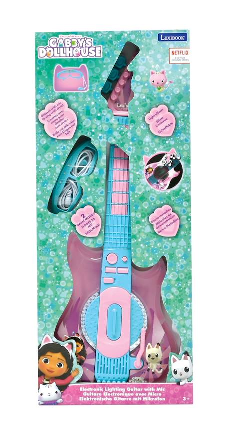 Guitare électronique lumineuse avec lunettes et micro gabby et la maison magique Rose 5 - vertbaudet enfant 