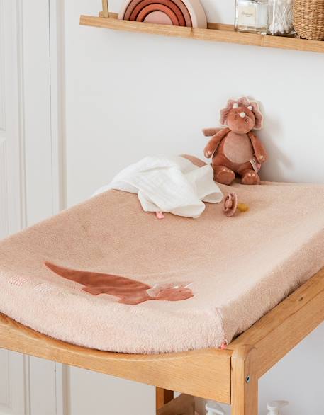 Matelas à langer popsie avec housse élastique en éponge Rose 2 - vertbaudet enfant 