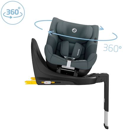 Siège auto enfant pivotant et i-size mica 360 s Graphite tonal+Noir tonal 5 - vertbaudet enfant 