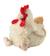 Peluche bouillotte poule Beige 1 - vertbaudet enfant 