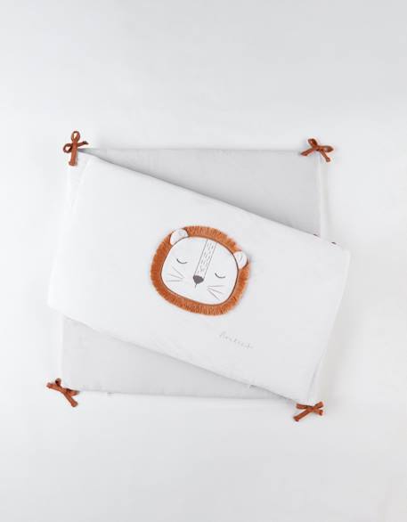 Tour de lit babou & kendi en veloudoux Blanc 5 - vertbaudet enfant 