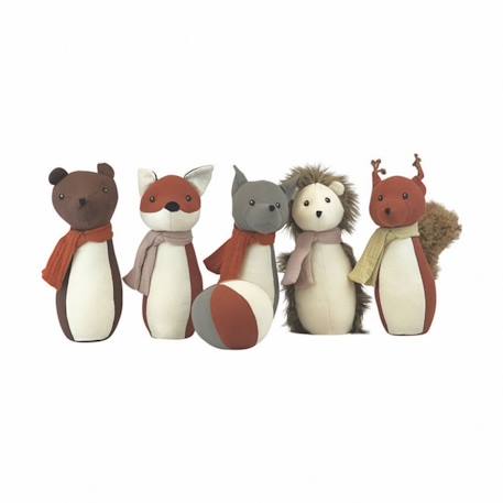 Jeu de quilles forêt Multi-coloured 1 - vertbaudet enfant 