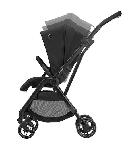 Poussette citadine ultra compacte leona Noir essentiel 2 - vertbaudet enfant 