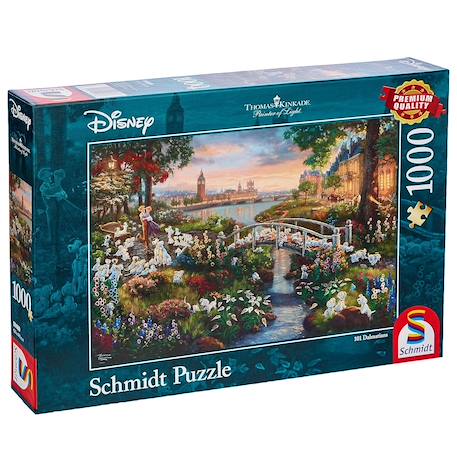 Puzzle les 101 dalmatiens 1000 pcs Vert 1 - vertbaudet enfant 
