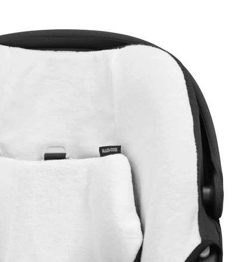 Housse pour siège-auto en coton bio pour pebble 360 pro / pebble 360 Blanc naturel 3 - vertbaudet enfant 