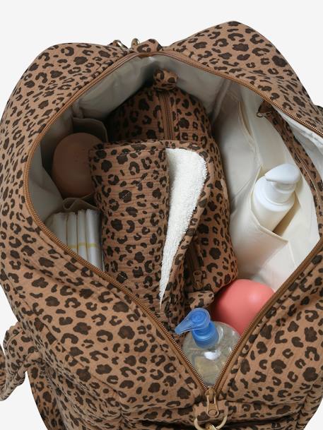 Sac à langer évolutif 24 ou 48h léopard personnalisable beige 11 - vertbaudet enfant 