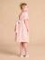 Robe de cérémonie fille matchy matchy capsule mère/fille rose poudré 10 - vertbaudet enfant 