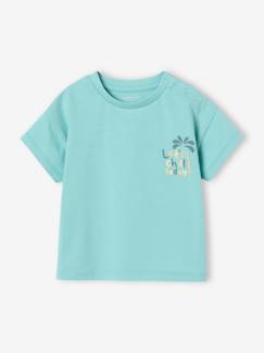 -T-shirt grand motif dos bébé pressions épaule