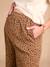 Pantalon de grossesse large en gaze de coton léopard beige 5 - vertbaudet enfant 