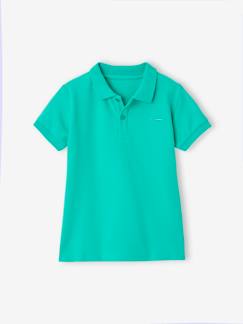 Garçon-T-shirt, polo, sous-pull-Polo-Polo garçon manches courtes broderie poitrine 