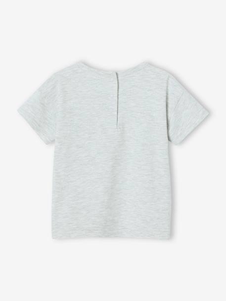 T-shirt motif hawaï bébé gris chiné 3 - vertbaudet enfant 
