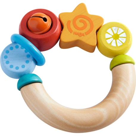 Hochet petite étoile Orange 1 - vertbaudet enfant 
