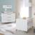 Chambre bébé évolutive 2 pièces - fermeture soft-close ole Blanc - chêne foncé 2 - vertbaudet enfant 