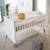 Lit évolutif transformable en lit junior - style scandinave - ole Blanc - chêne foncé 2 - vertbaudet enfant 